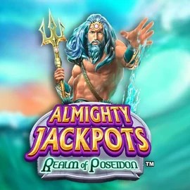 Official Jackpots logo: Almighty Jackpots – Realm of Poseidon by Novomatic at Roulettino Casino