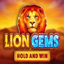 Lion Gems Hold and Win logo by Playson at Roulettino Casino