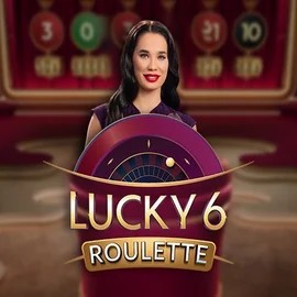 Lucky 6 Roulette logo by Pragmatic Play at Roulettino Casino