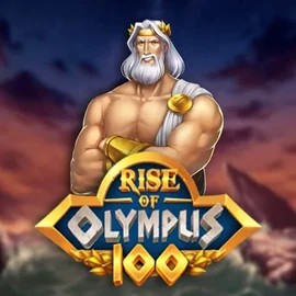 Rise of Olympus 100 slot logo by Play'n GO at Roulettino Casino