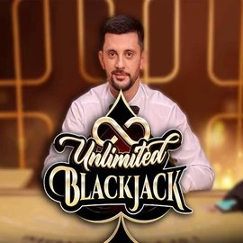 Unlimited Blackjack casino game by Ezugi – featured logo at Roulettino Casino